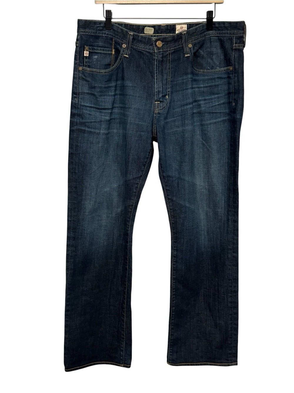 Ag Adriano Goldschmied Indigo Straight Leg Jeans
